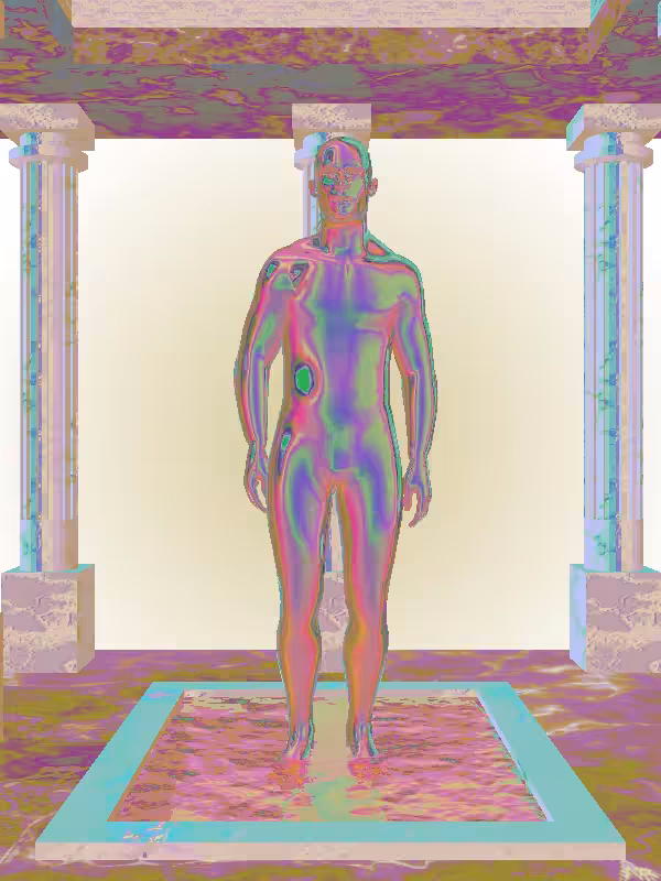 The Jumping Magnetic Magenta Man #4183