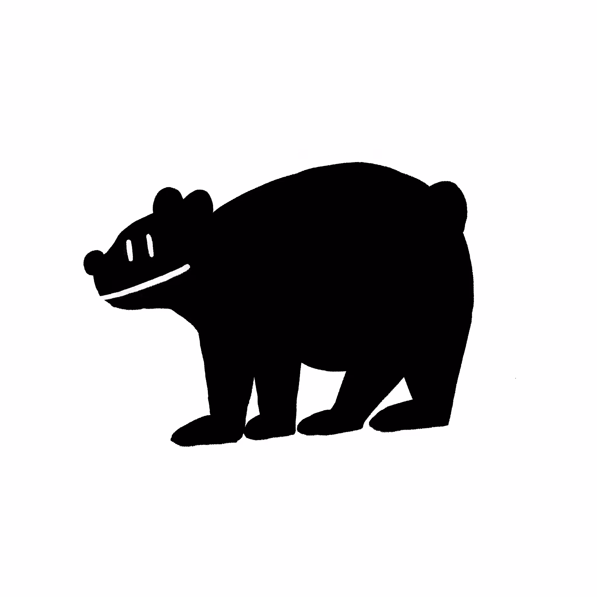 Great Flat-Footed Grizzly Bear