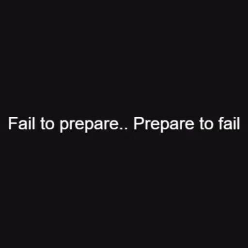Fail to prepare.. Pr...