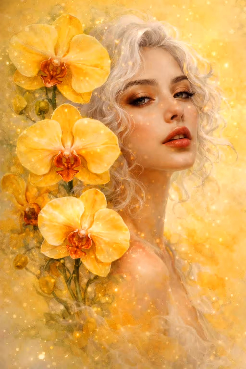 IN MY MIND : Orchid & women #6
