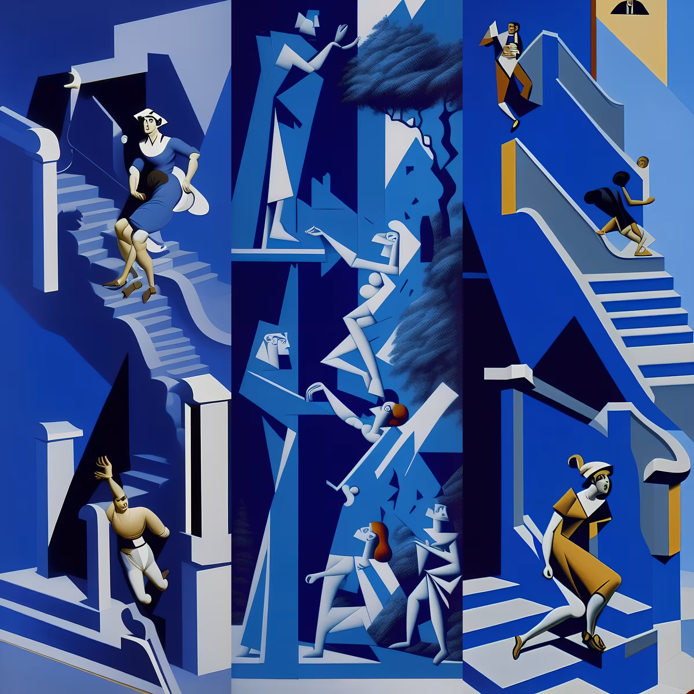 Blue Stairs #2