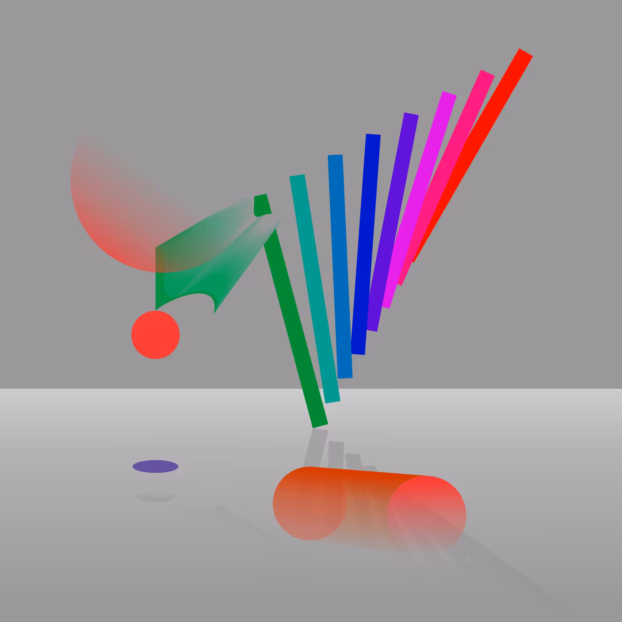 Imaginary Machines Series: Makes a Red Circle