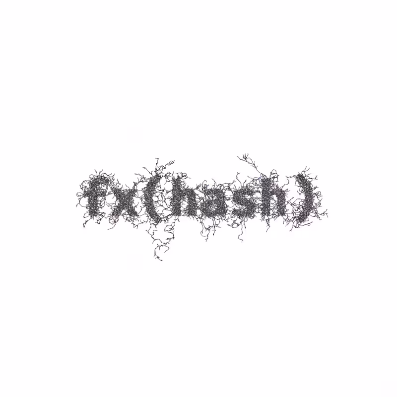 FXHASH Logo with Features #771