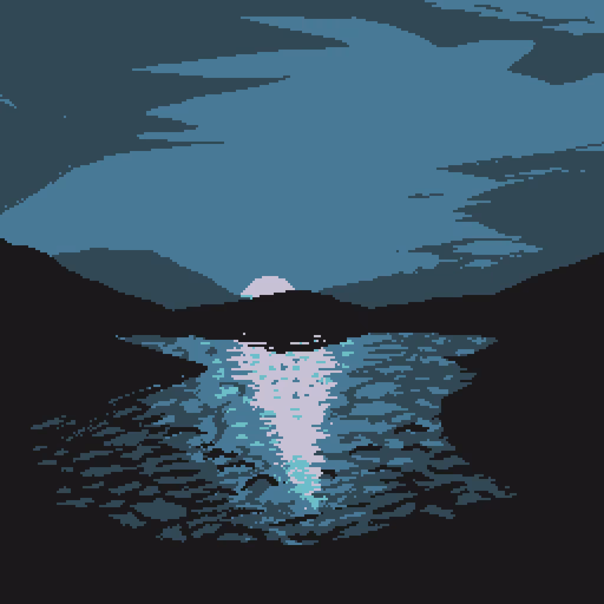 Pixel Sunset #49