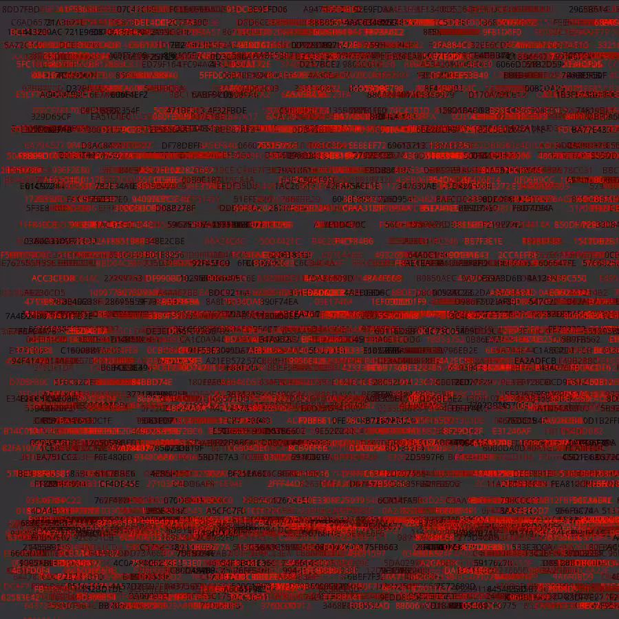 Painting by Random Hexadecimal Numbers #4