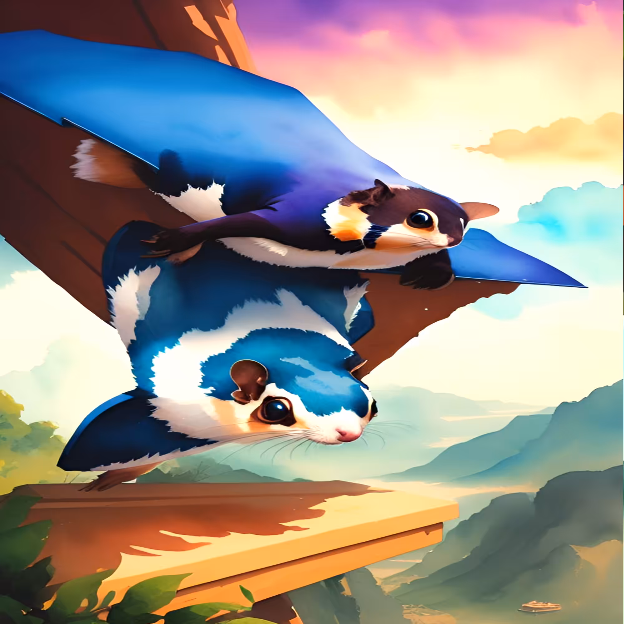 Tandemjump squirrel
