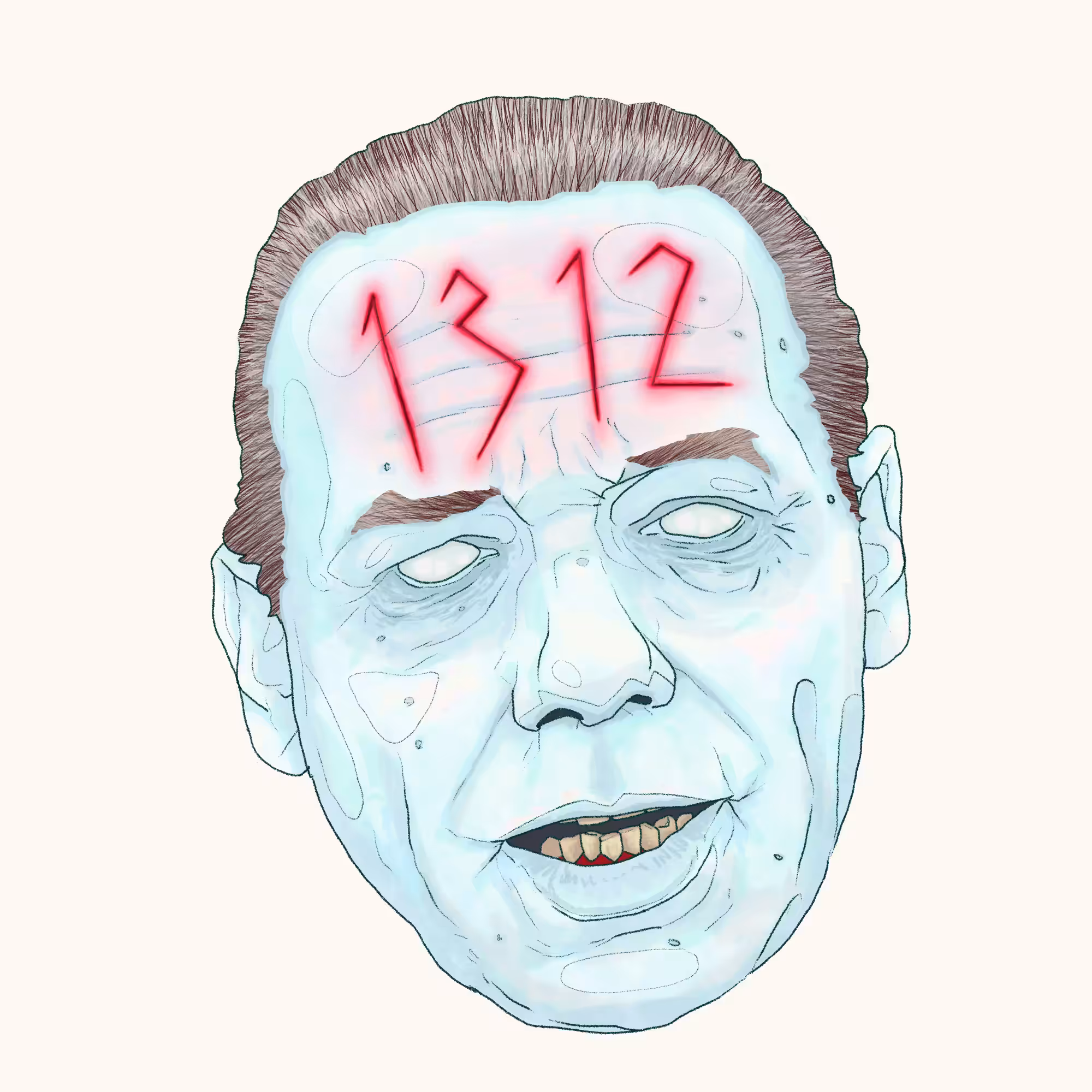 La cabeza muerta de Sergio