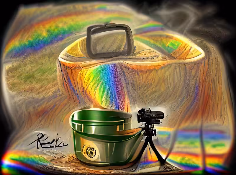 Abraham's First Works: End of the rainbow, a pot of Gold
