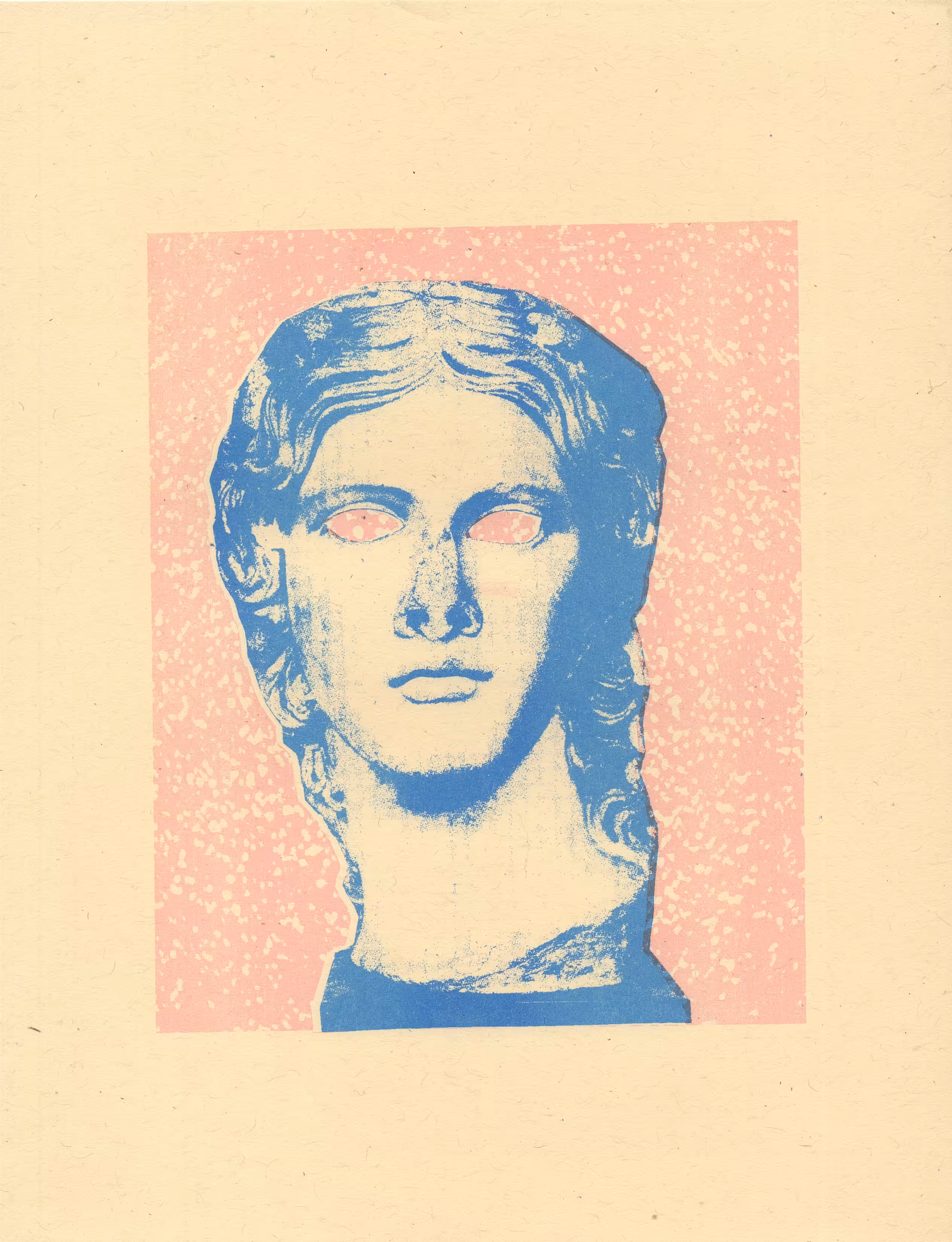 Untitled Collage Risograph Variation 3