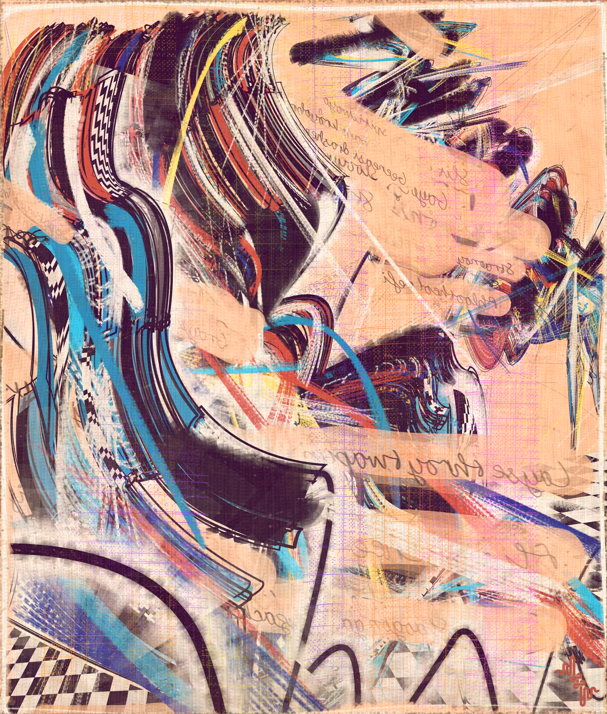 Amplitudes of Canvas #391