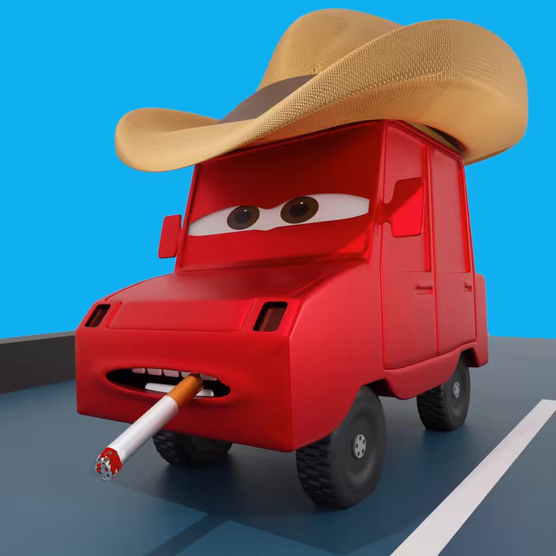 3d Car Punk #0006