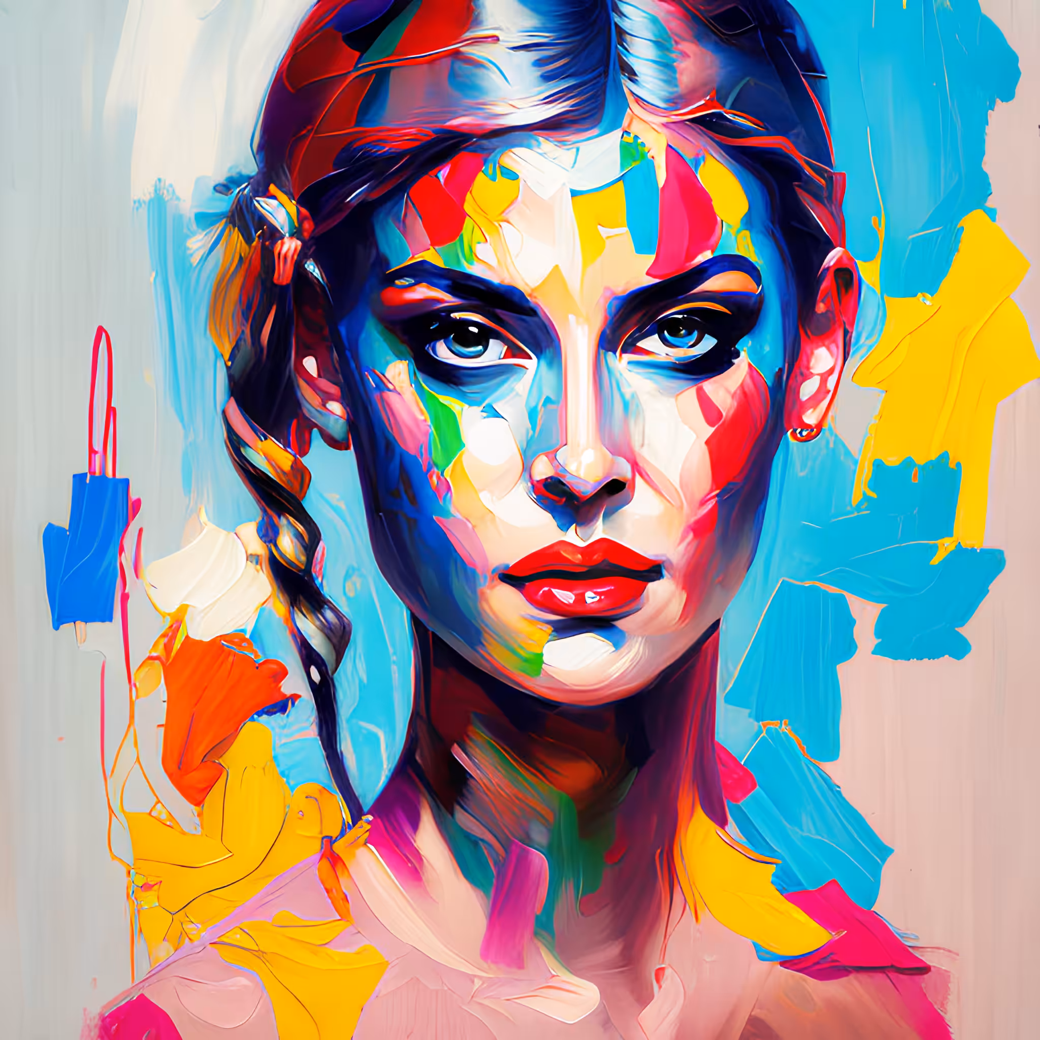 Braided hair girl