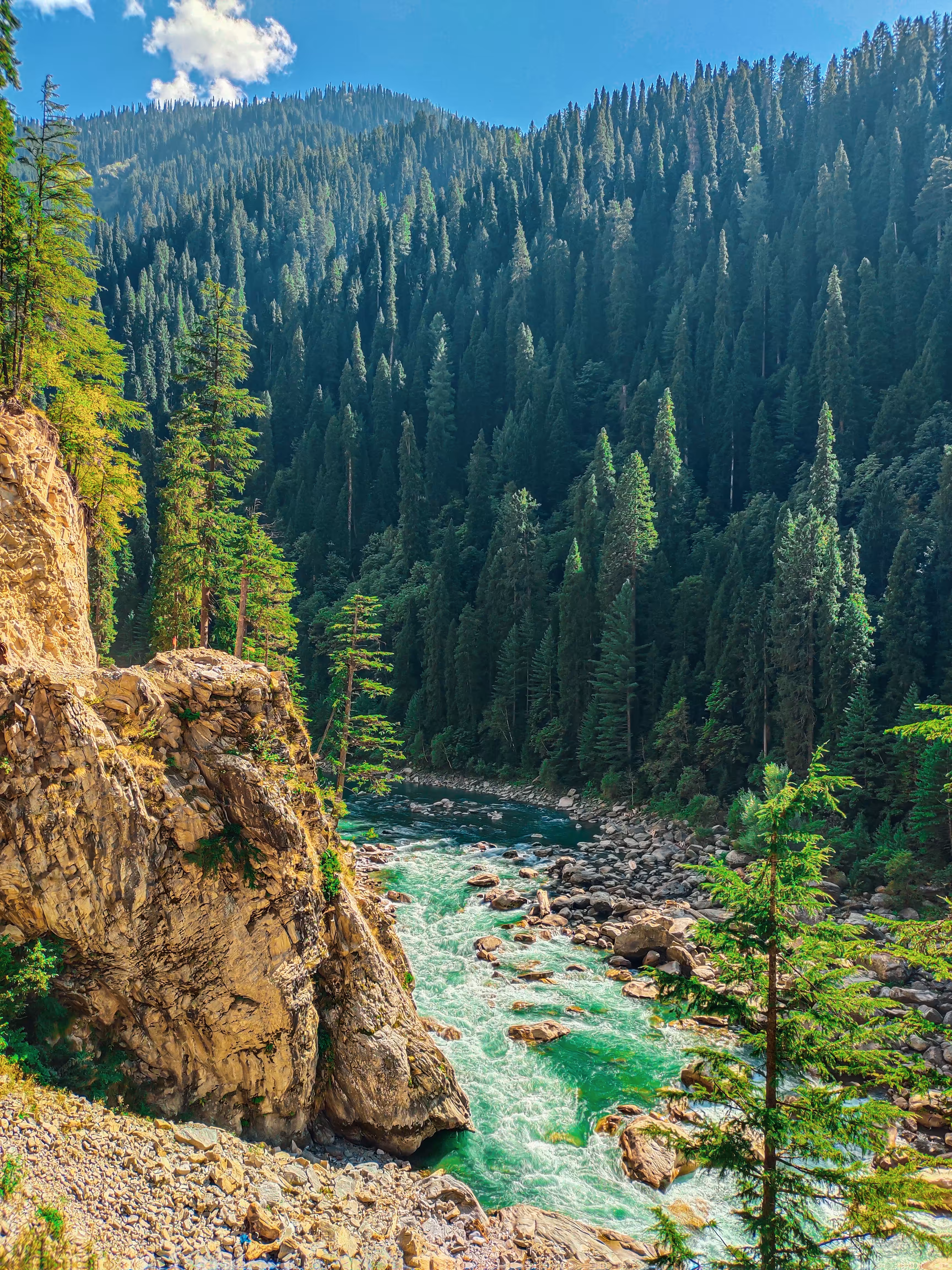 Neelam Valley Pakistan. 🌳⛰️🌊☁️