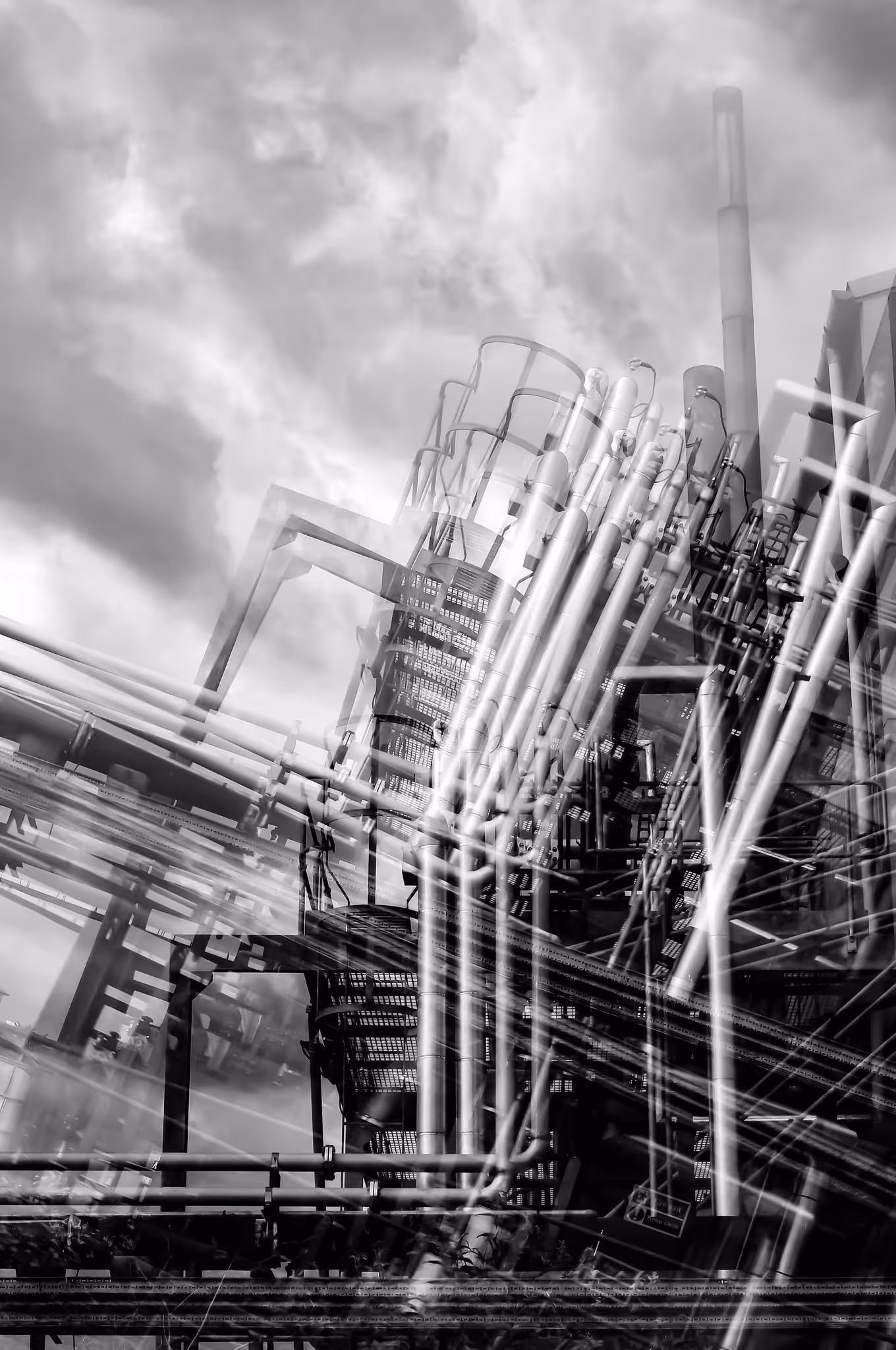 Factory 4 BW