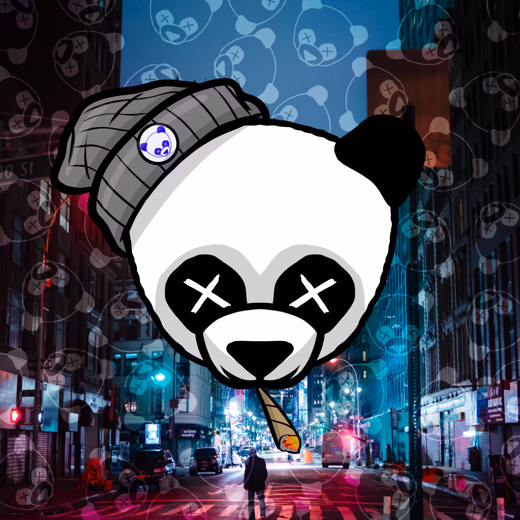 Panda Head #013