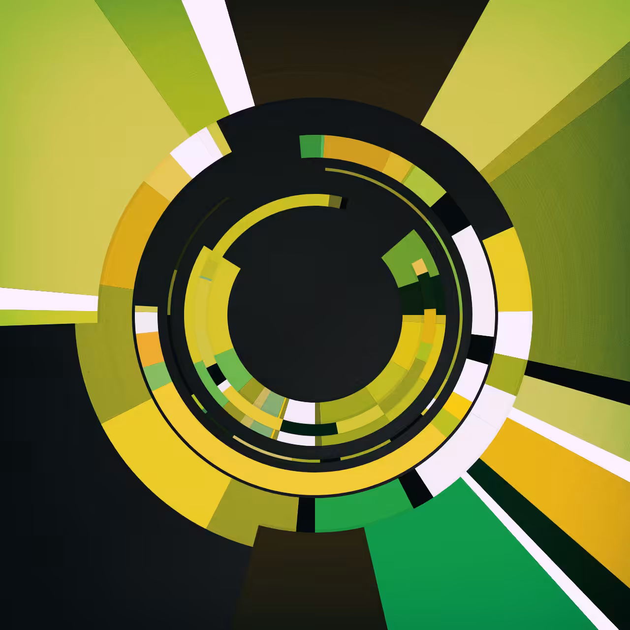 Abstract Multi-level Sunburst Chart (III/IV)