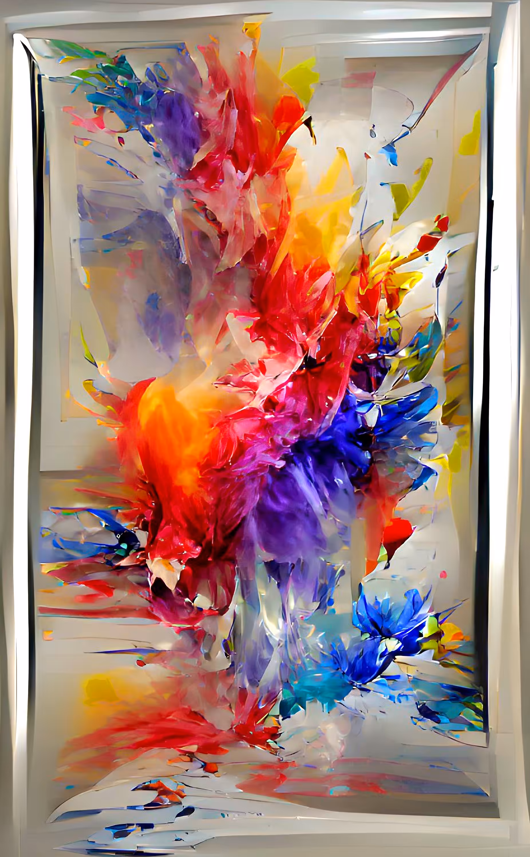 Framed AI - Gouache