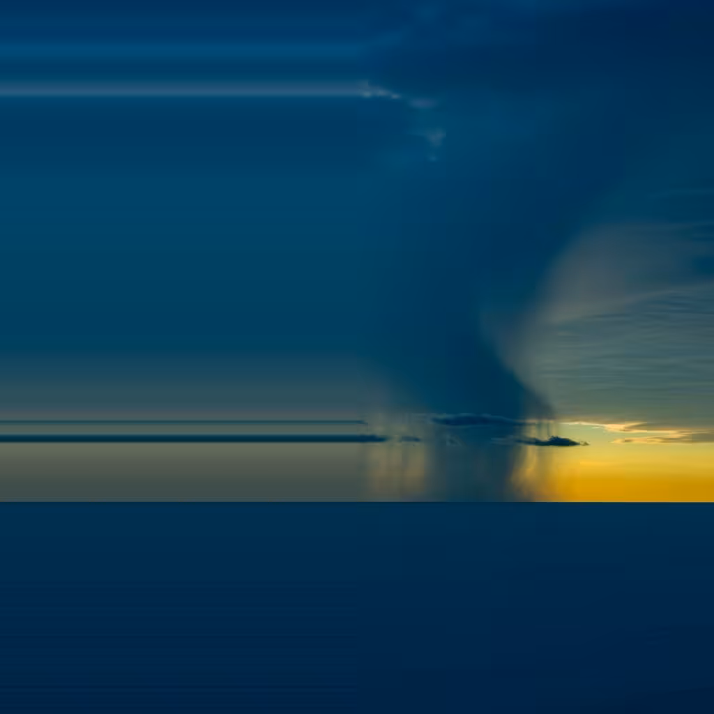 Fractured Sunset
