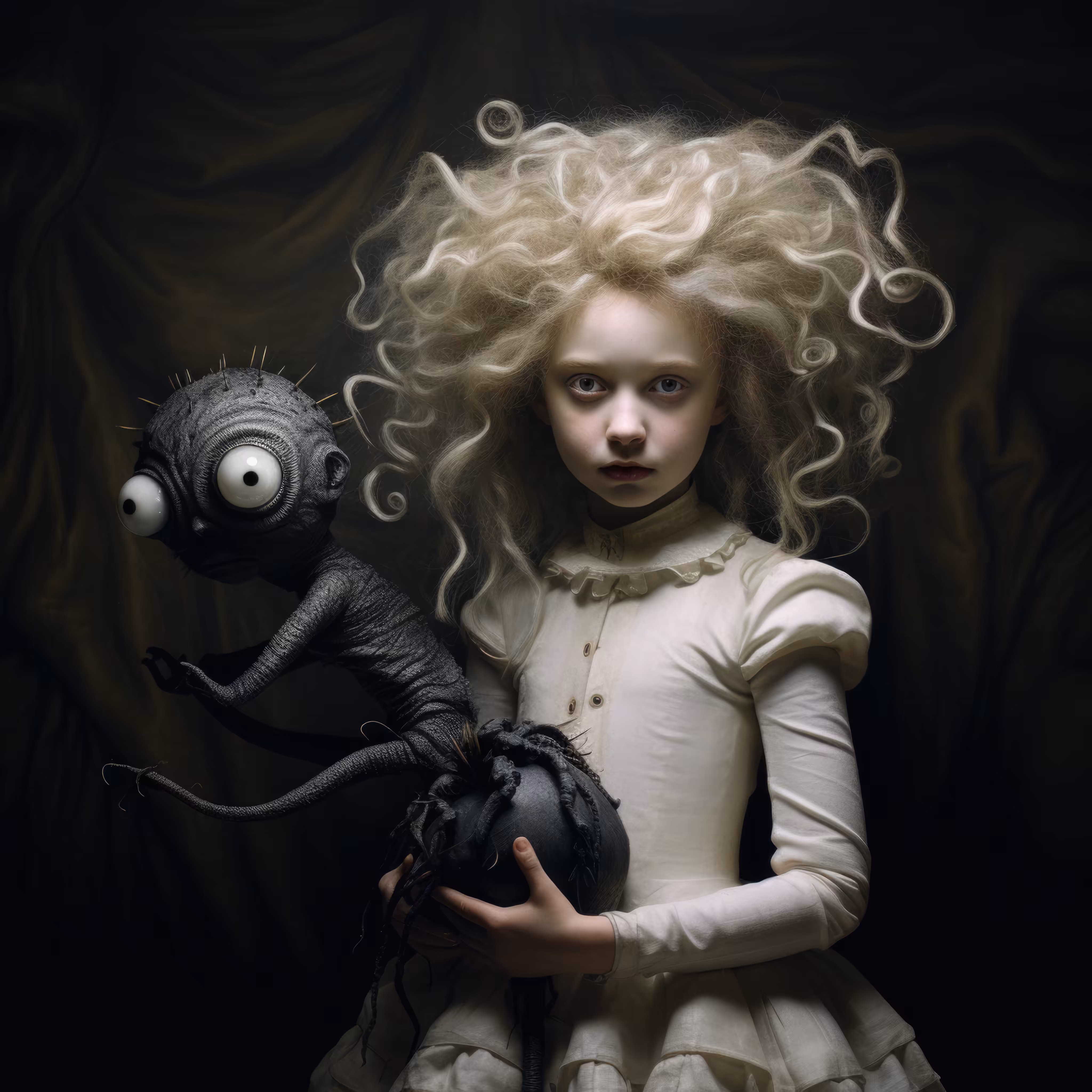 Little Jane and her pet