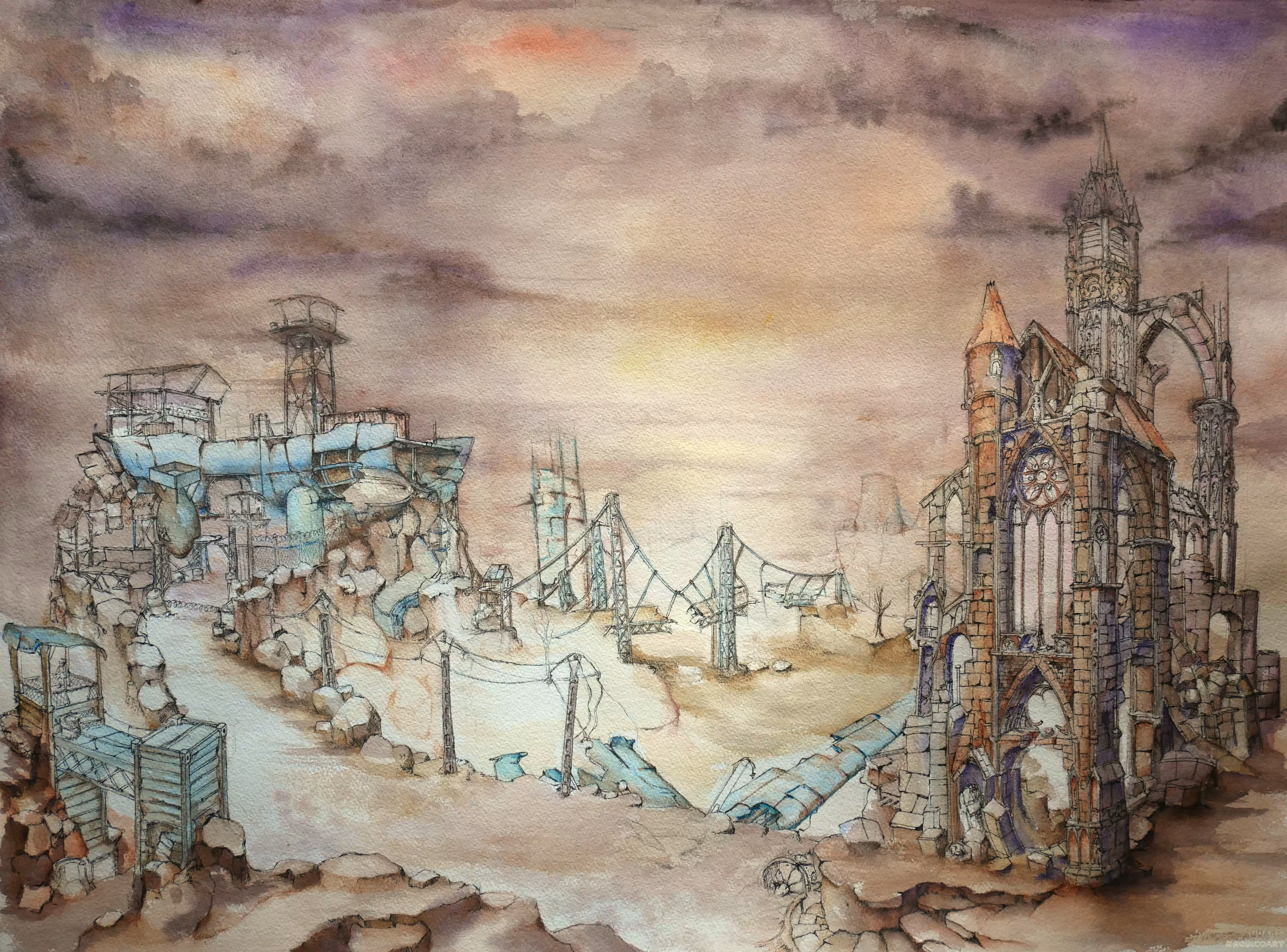 Watercolor Universe 02