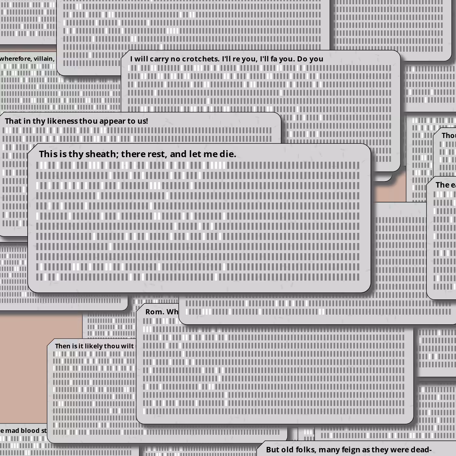 Romeo and Juliet on Punched Cards (Free) #140