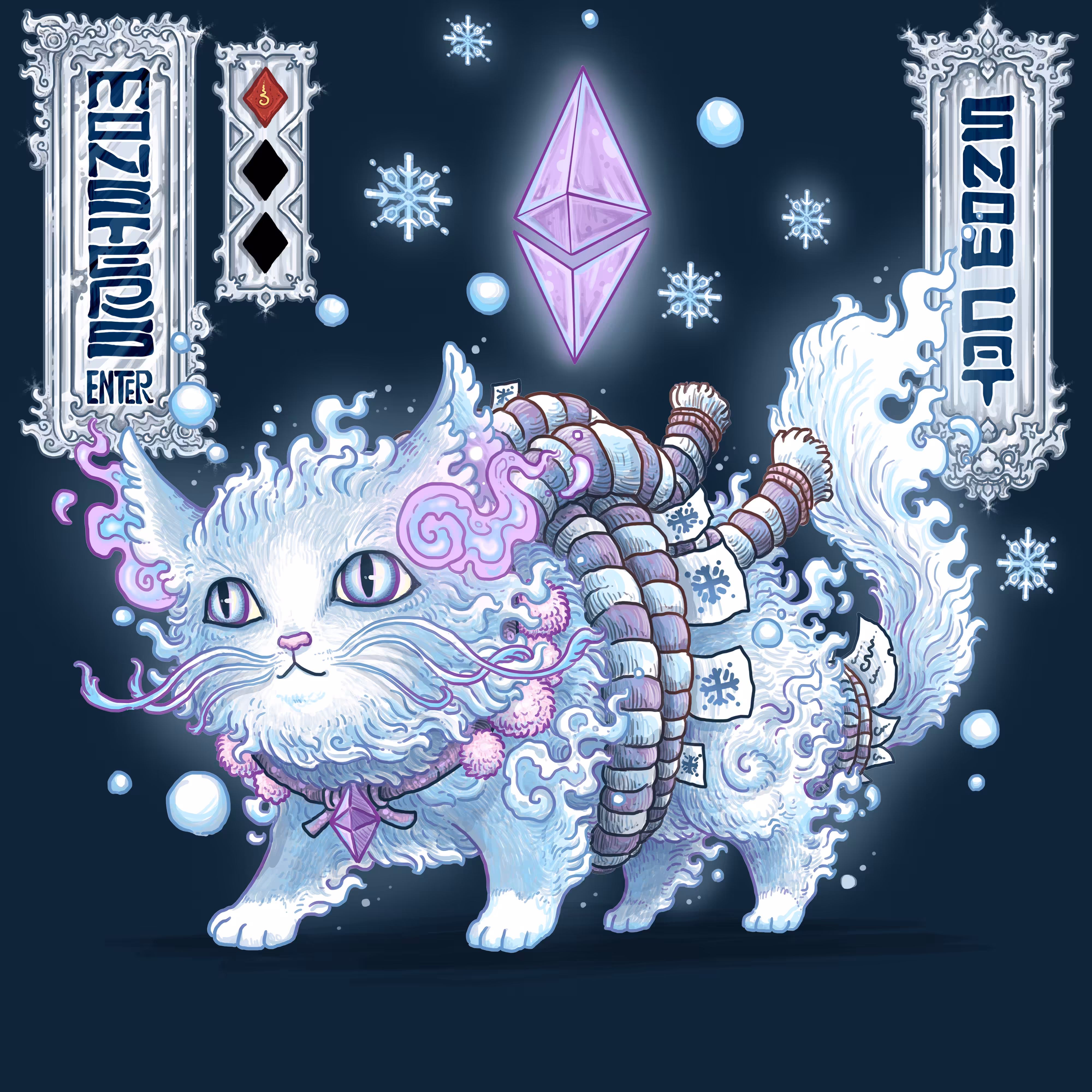 MONSTER ENTER #016 - Snow cat [SR]