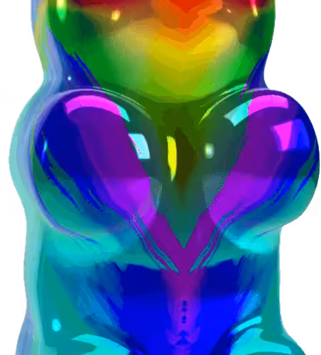  Rainbow Trip Gummy Bear #051
