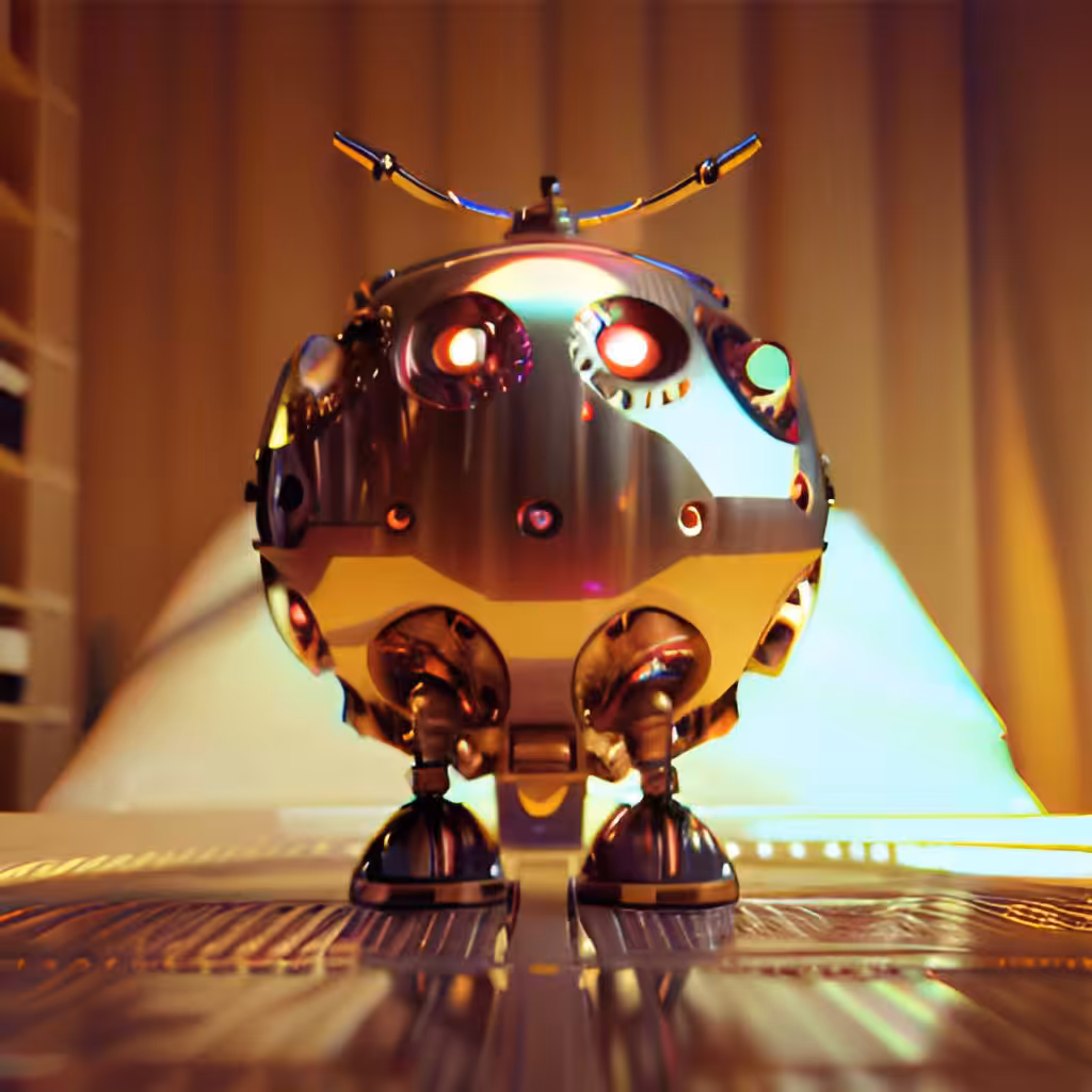 Golden Robotic Apples #21