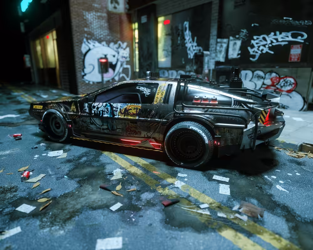 Dystopian DeLorean