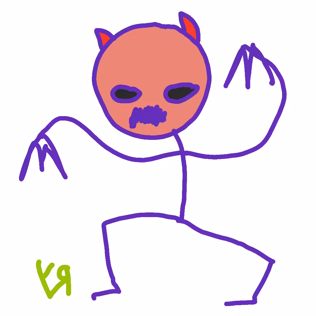 Stick Figure Monster