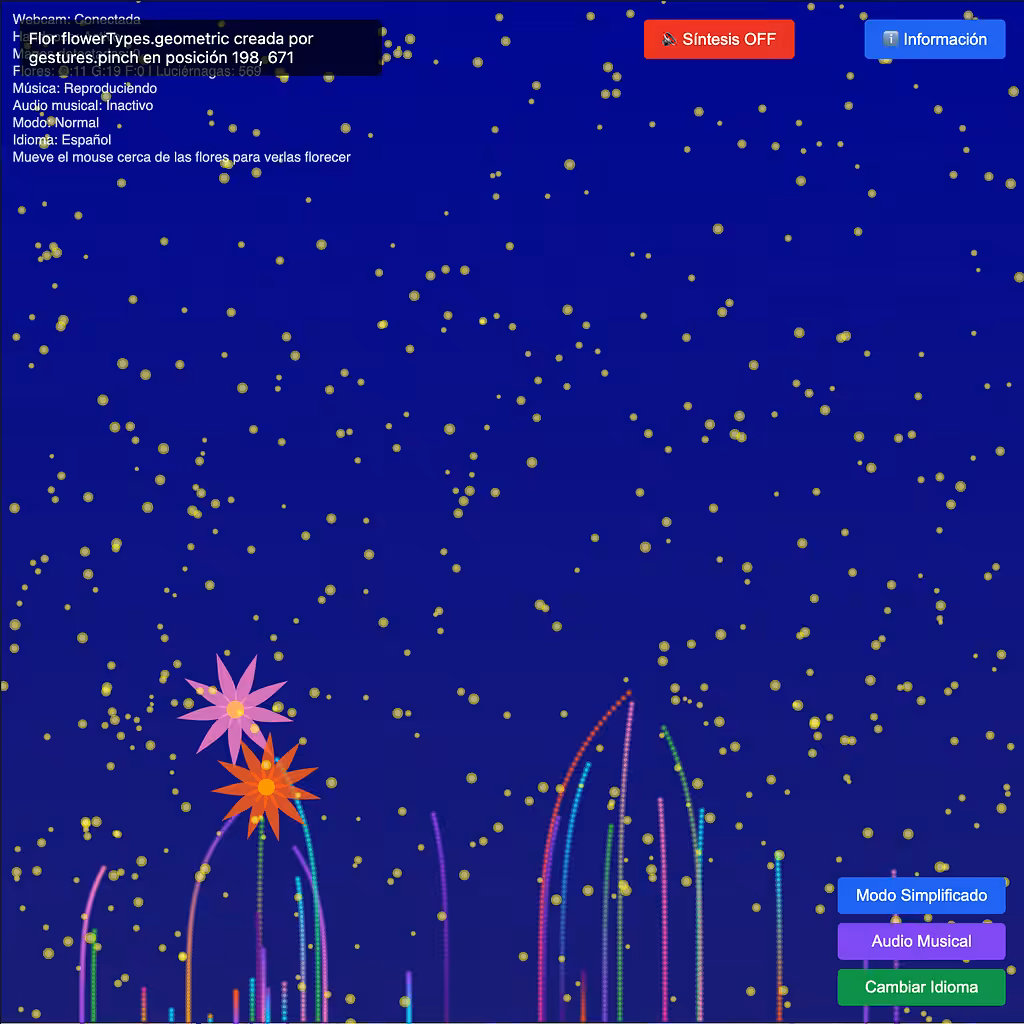 Firefly Garden - Interactive Art Installation