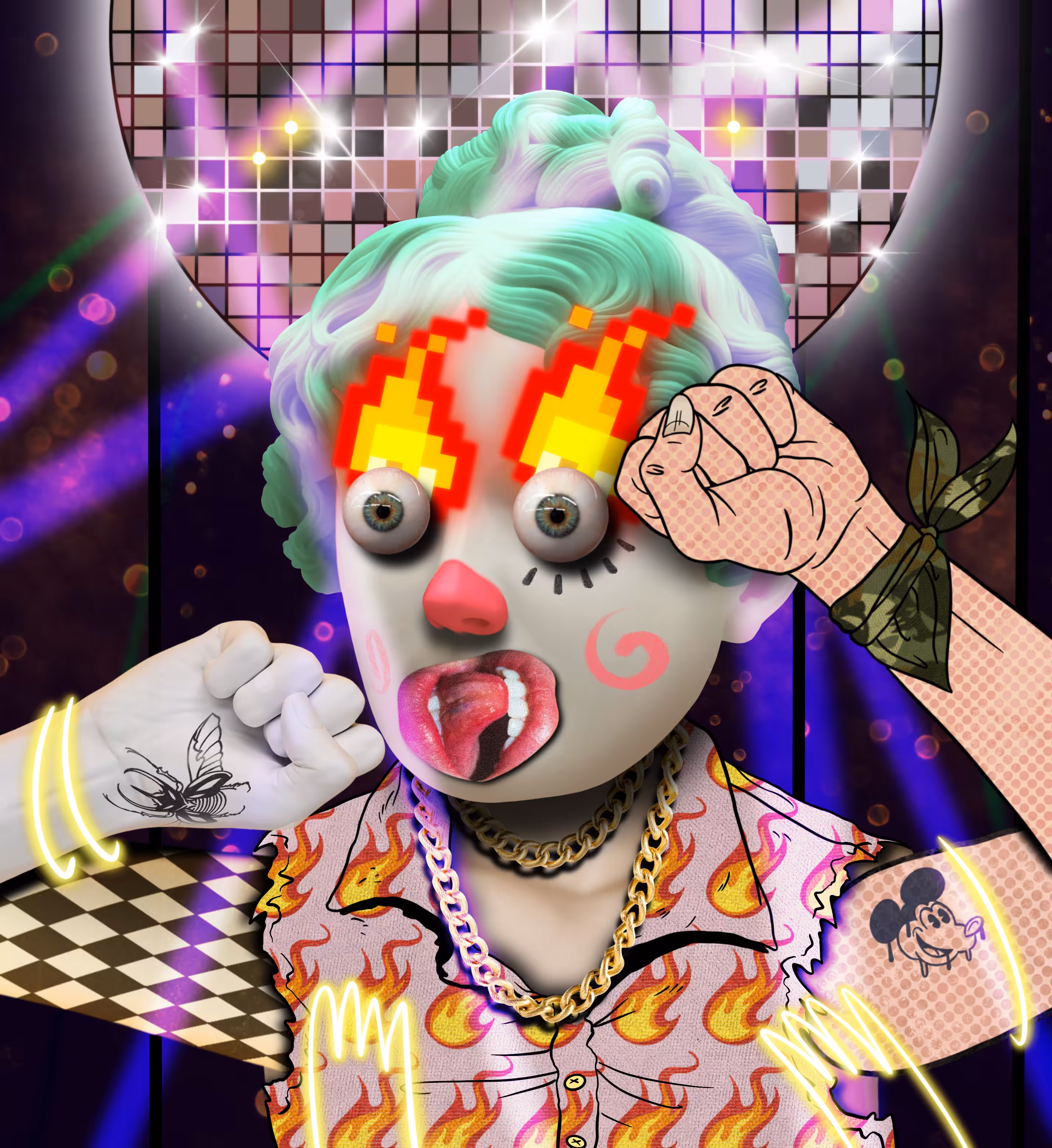 Cyber Humanoid: HUMANOID serial 4 #110 King of dance 