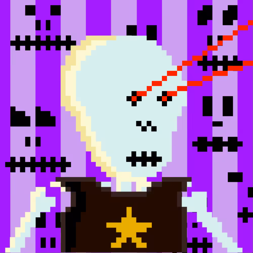 PIXEL SKULLETTI 1 #185