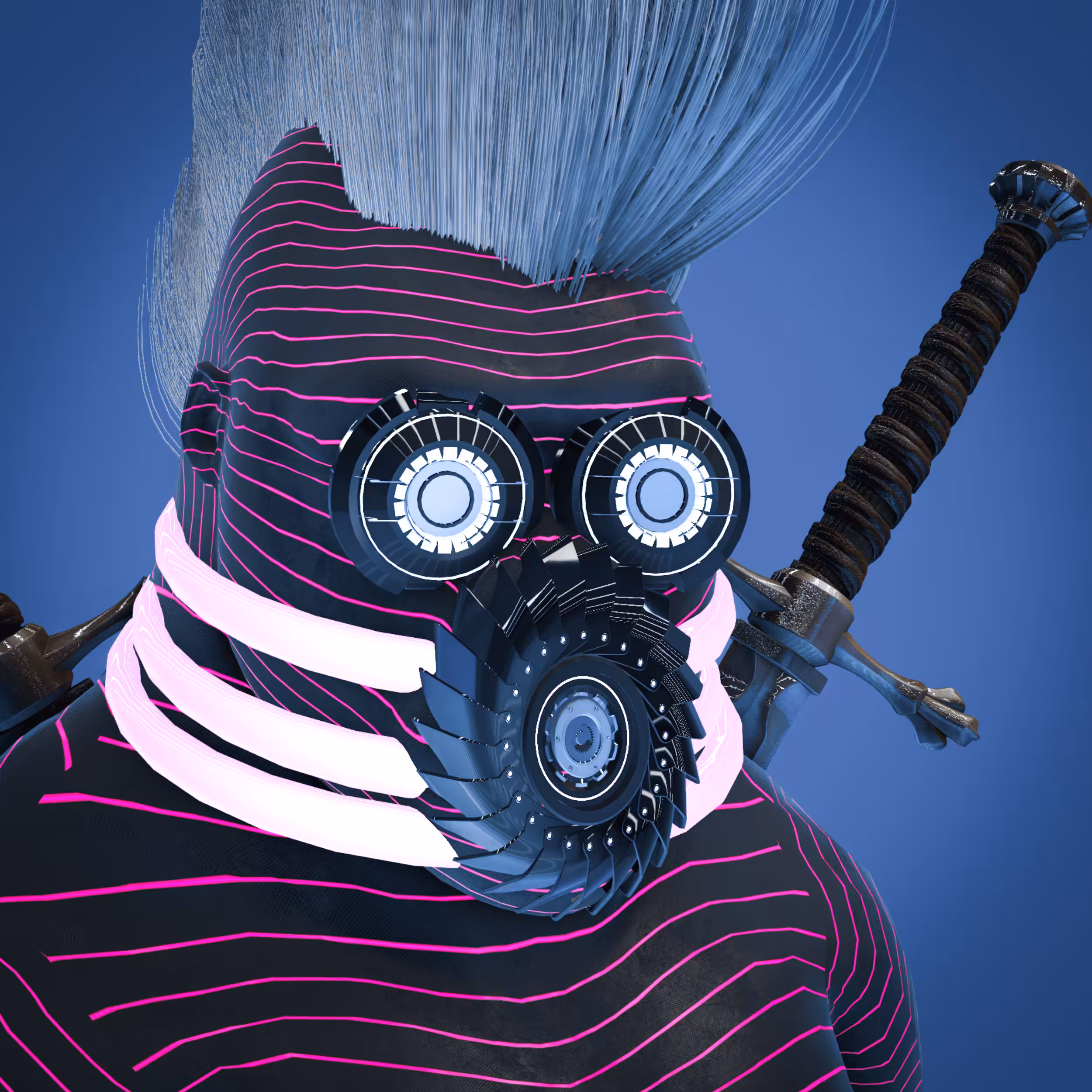 CryptoAvatar3D-076-CyborgKong