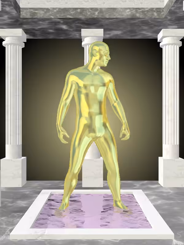 HeavenComputer: The Shooter Green-Golden Goblet Man #4837