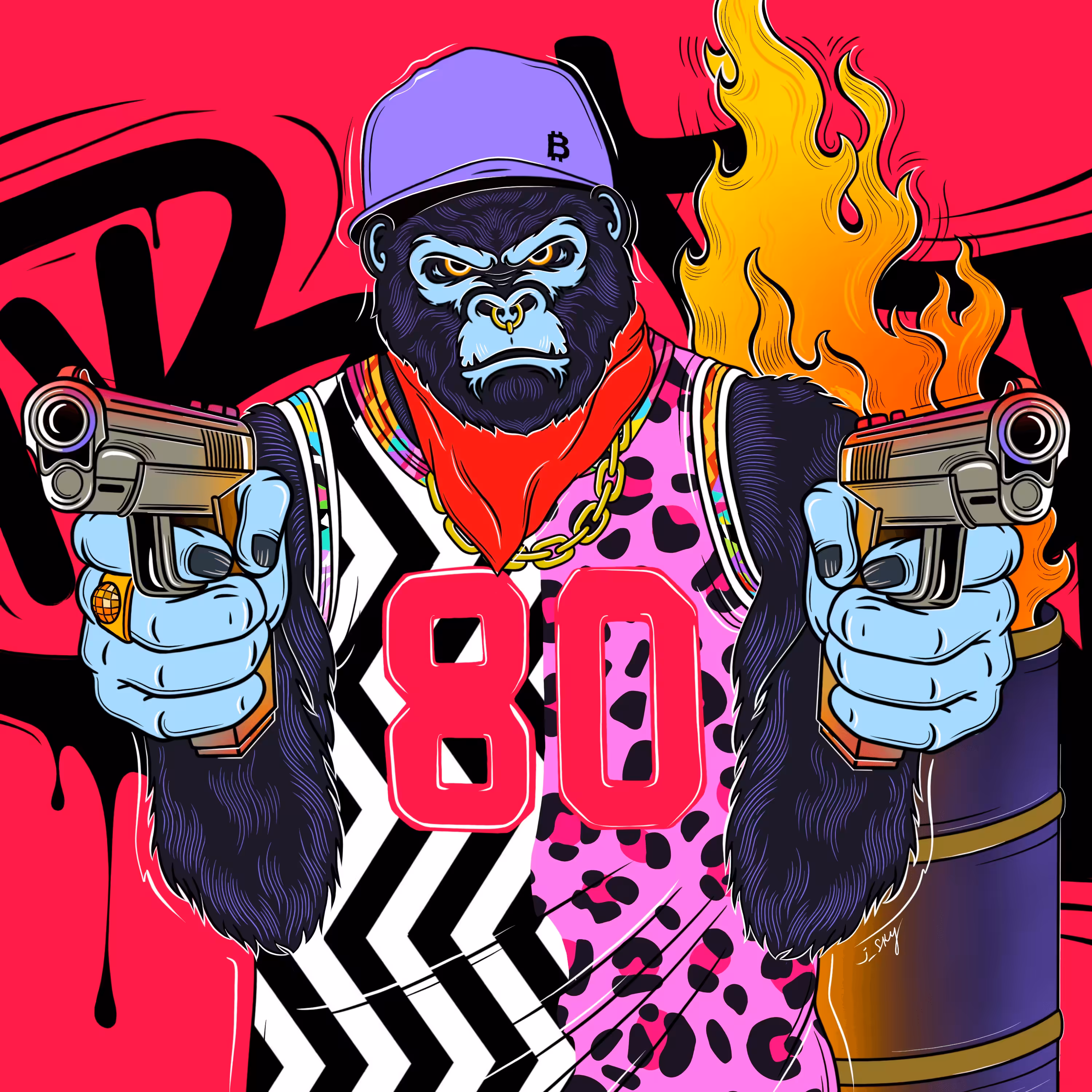 GANGSTA MONKEY BY J_SKY