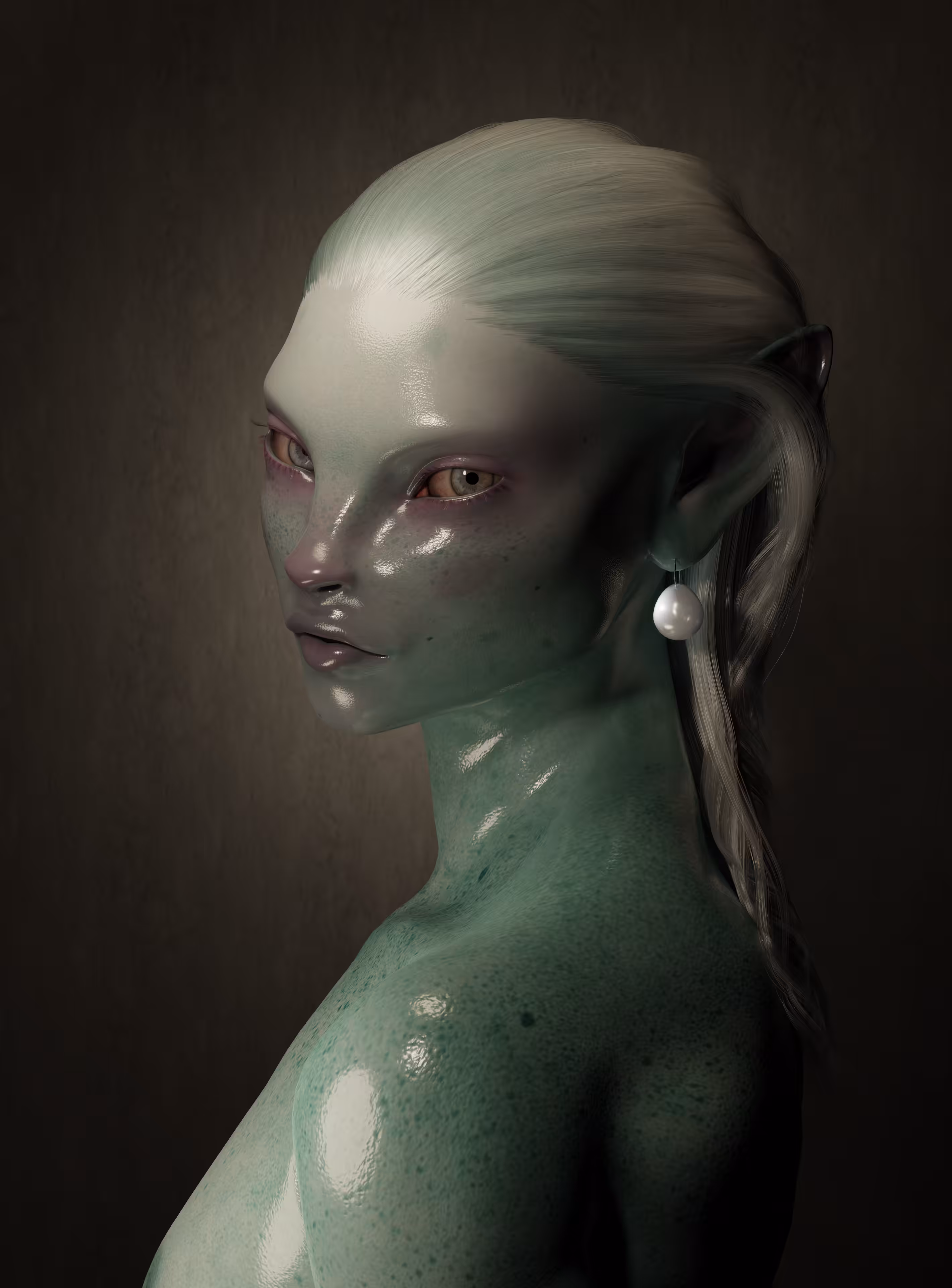 The Creature with the Pearl Earring 