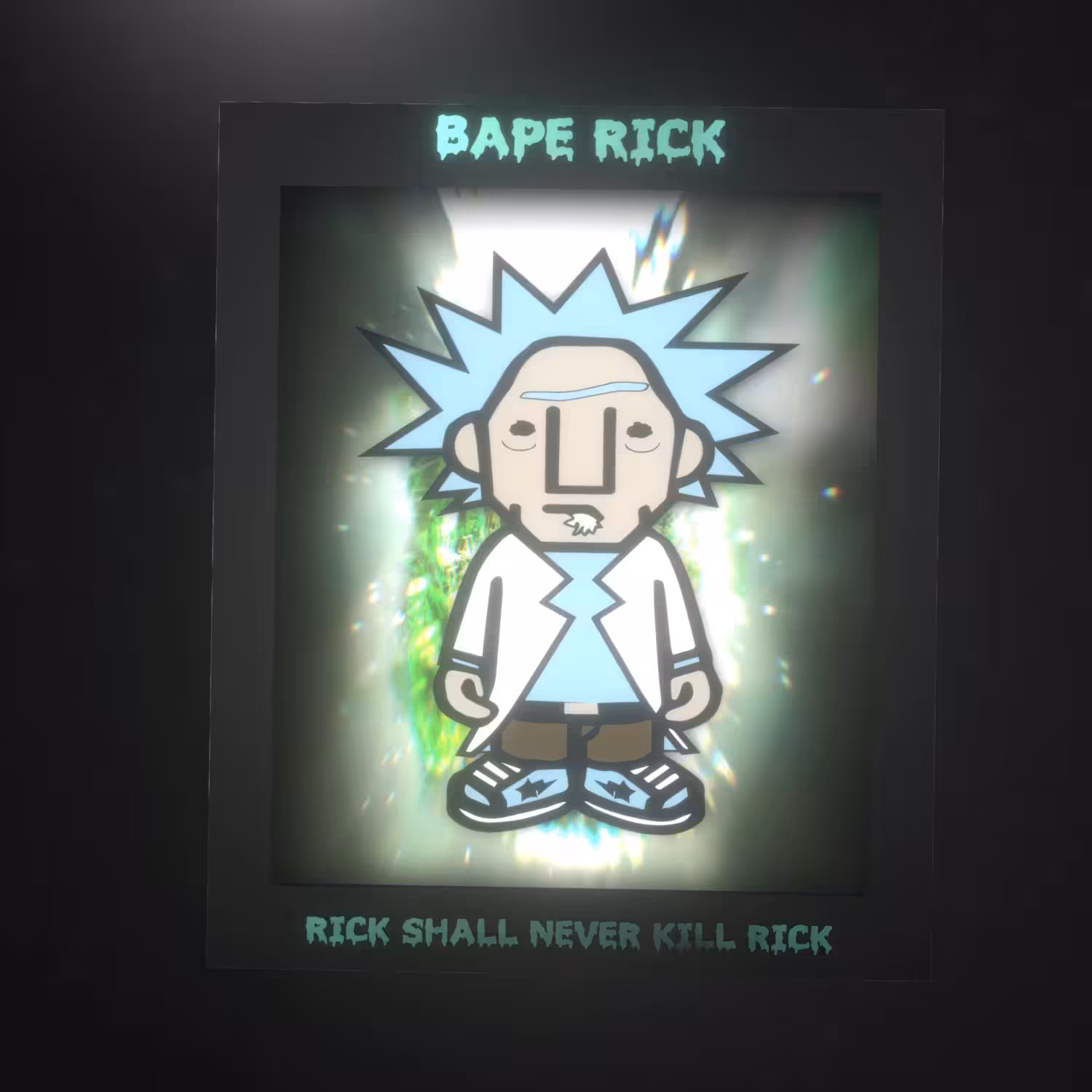 Rare Bape Rick Card