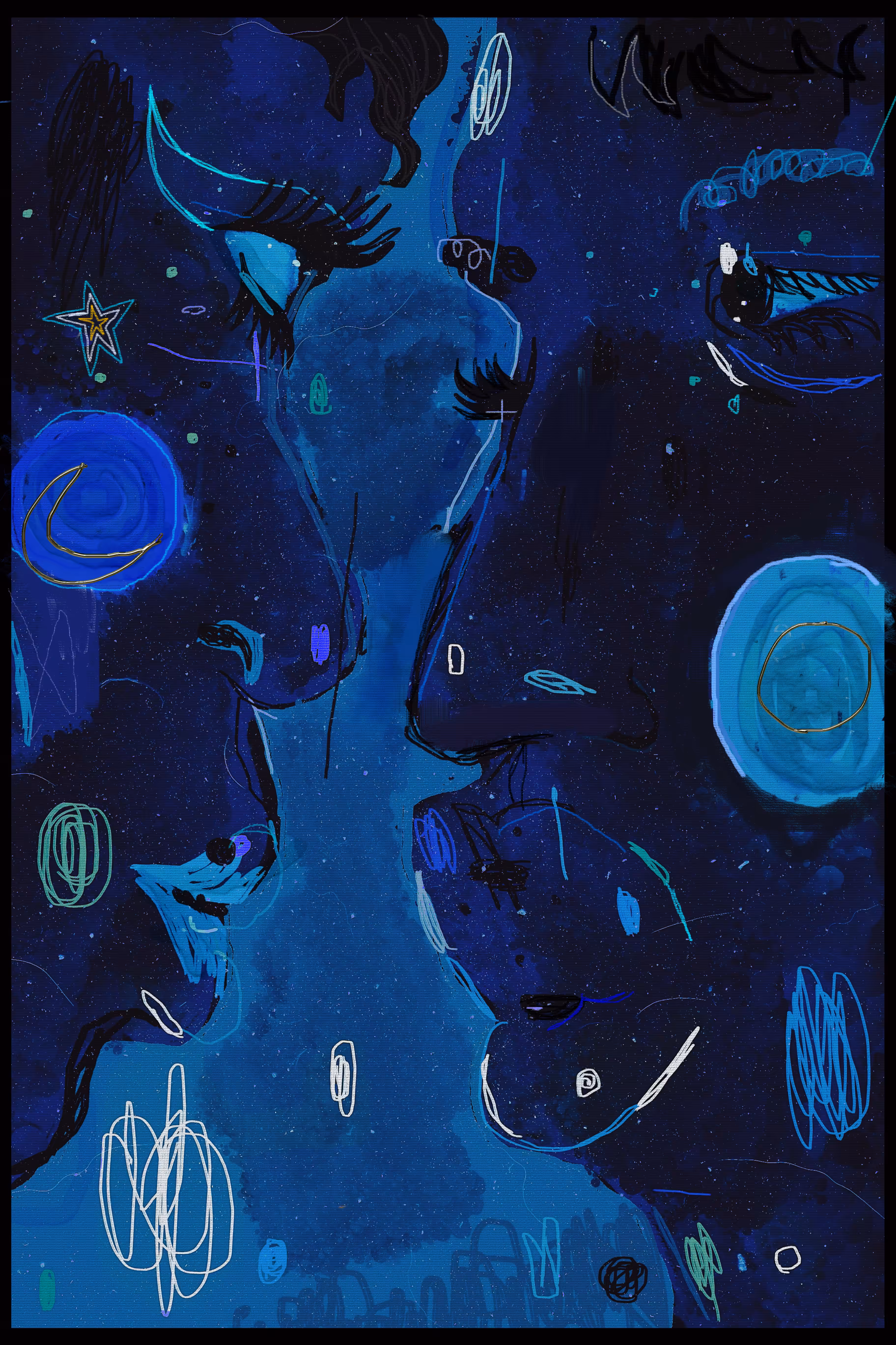 Blue lips,