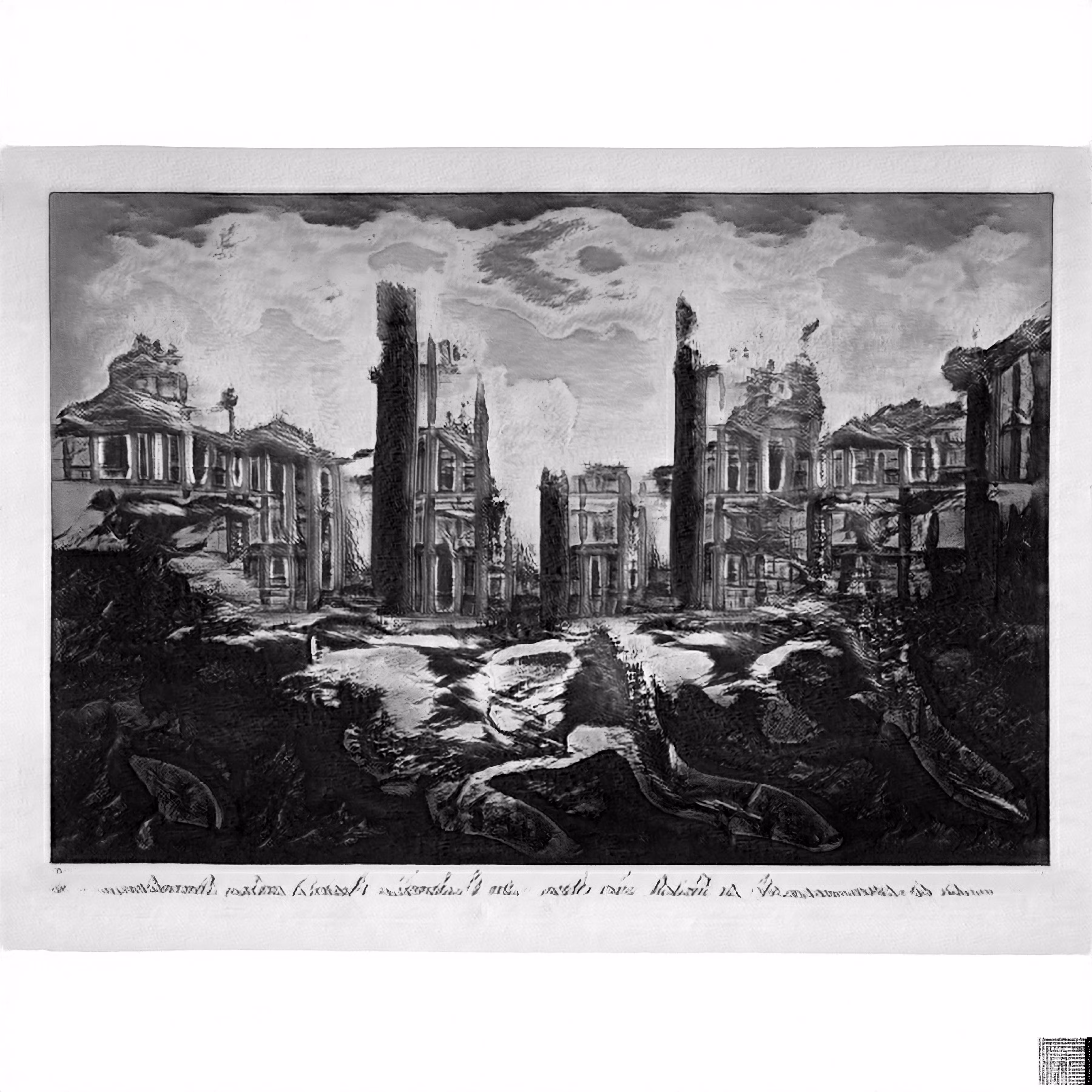 Neural Piranesi, Veduta della Piazza (View of a Piazza)