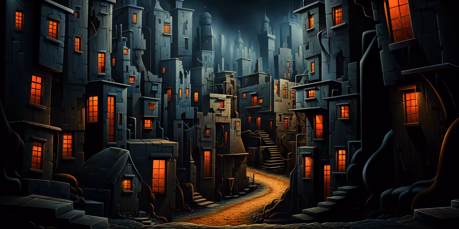 Dark city.