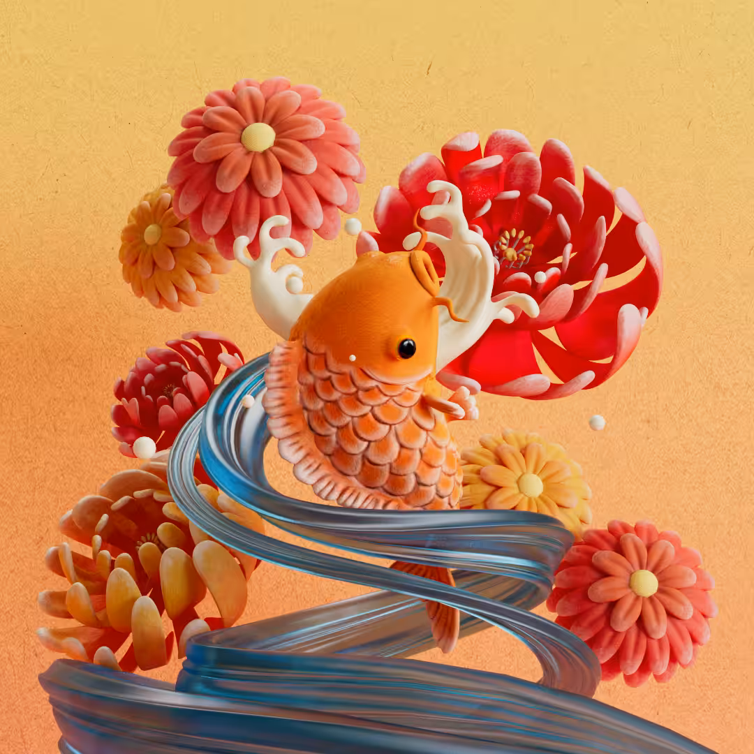 Horimon 002 KOI:CARP