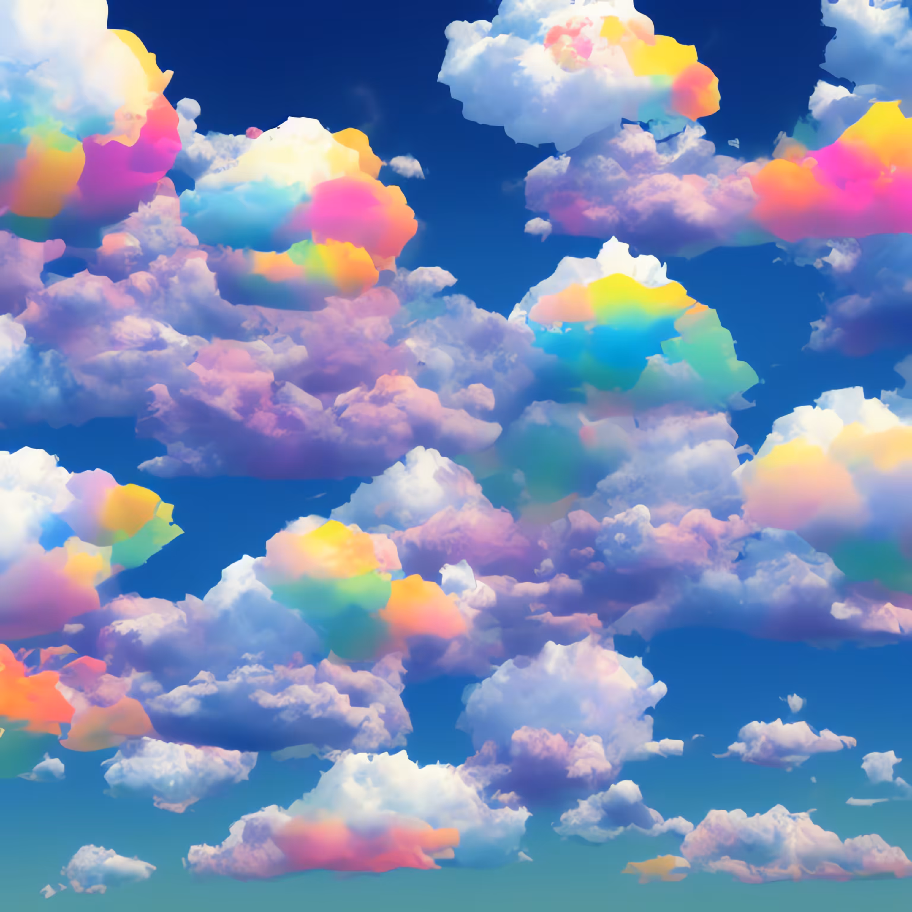 colorful ☁︎ clouds ☁︎
