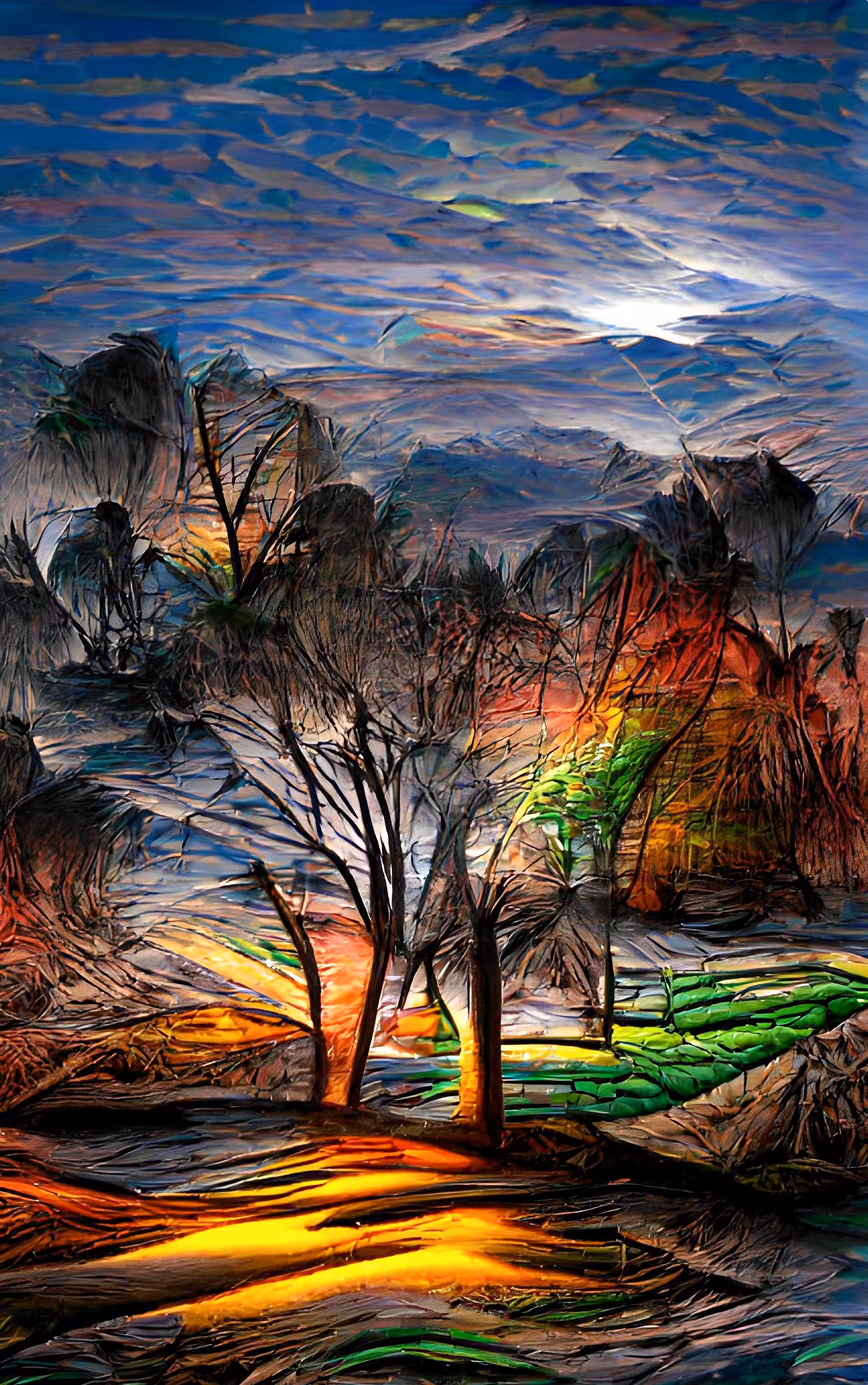 AI Series - Refractive Moonlight