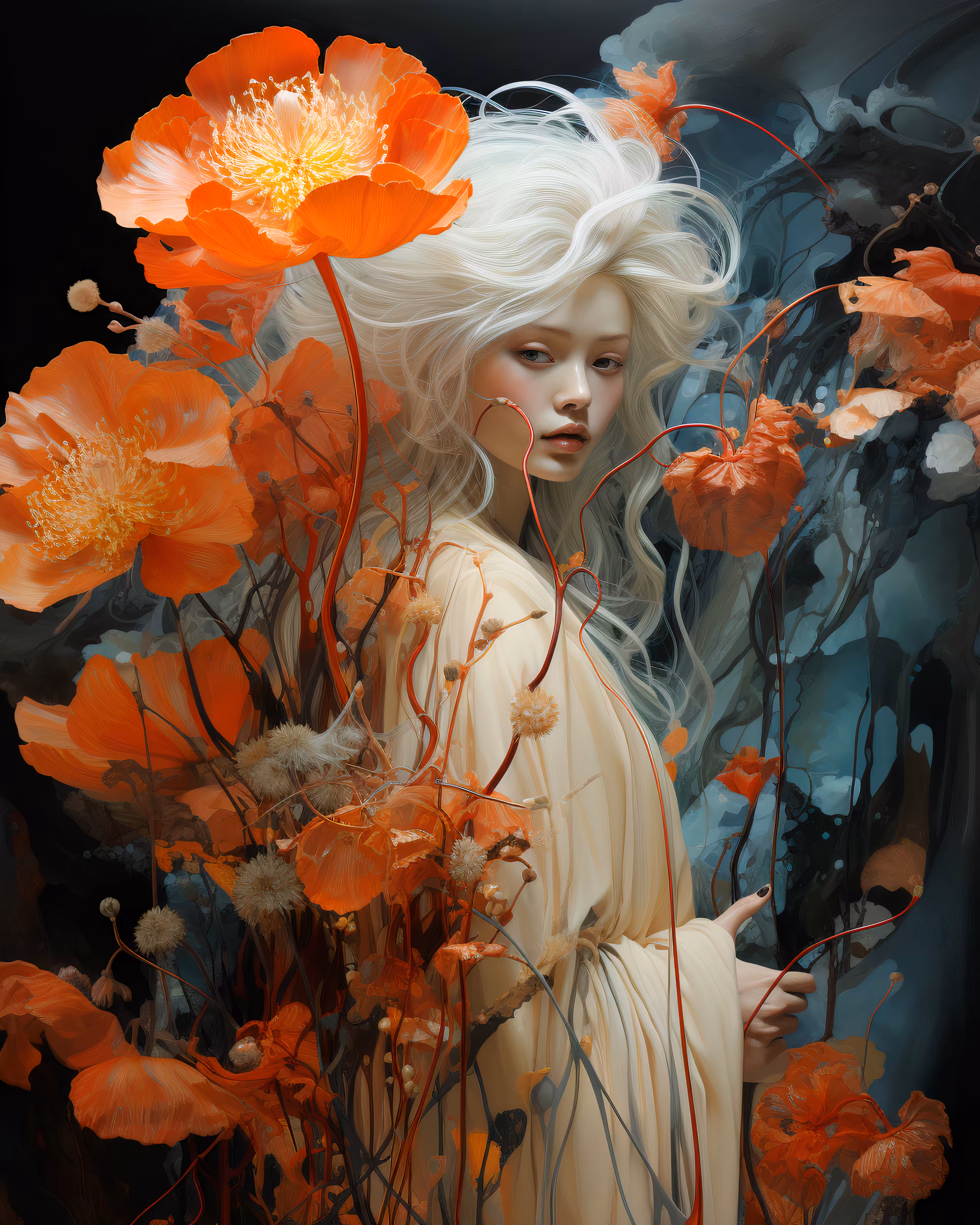 Mysterious Lady. Fantasy #010
