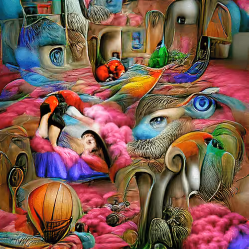 Collection "My Dreams": #69 - The girl and the fish