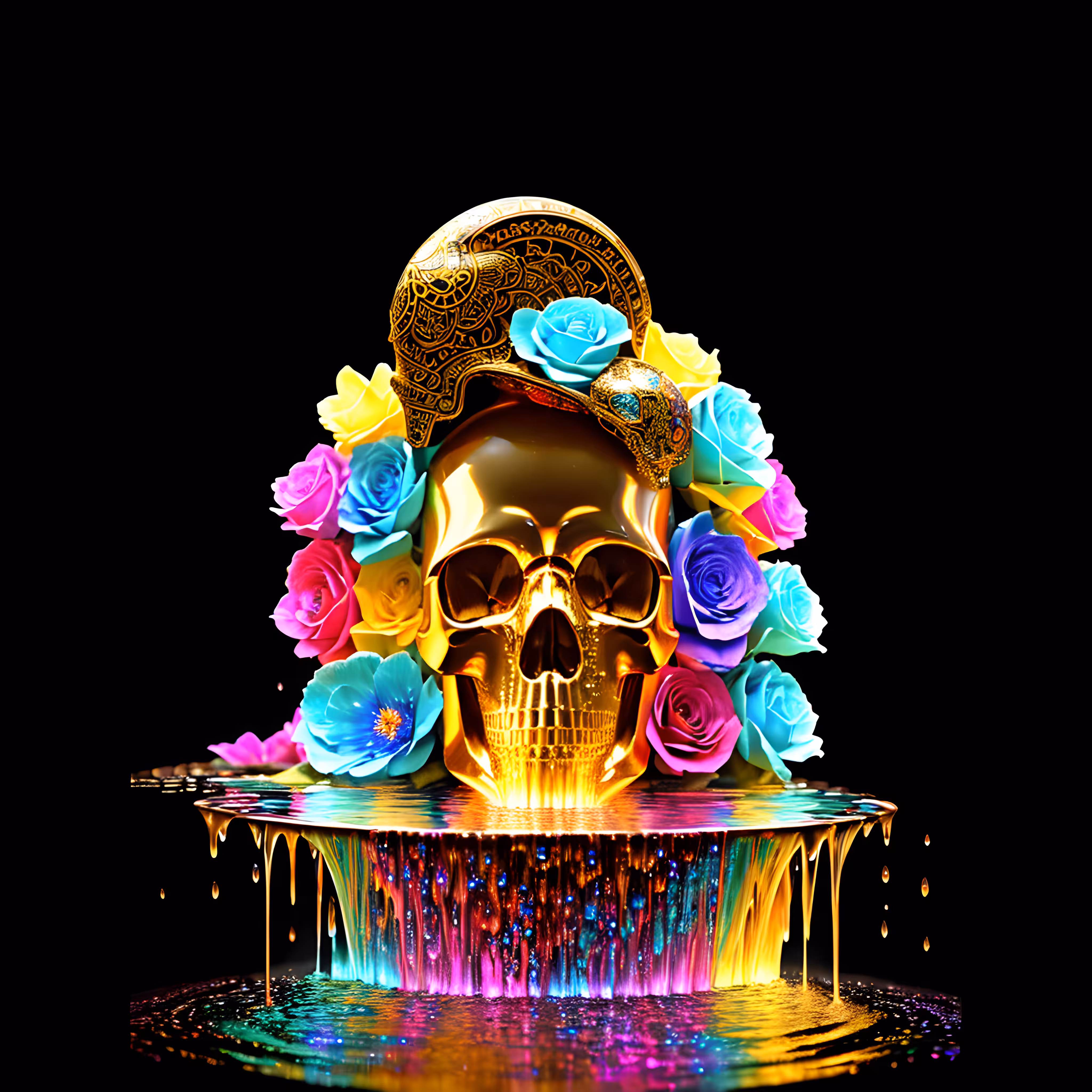 "Skull Symphony #13" 🕯️🌹💎