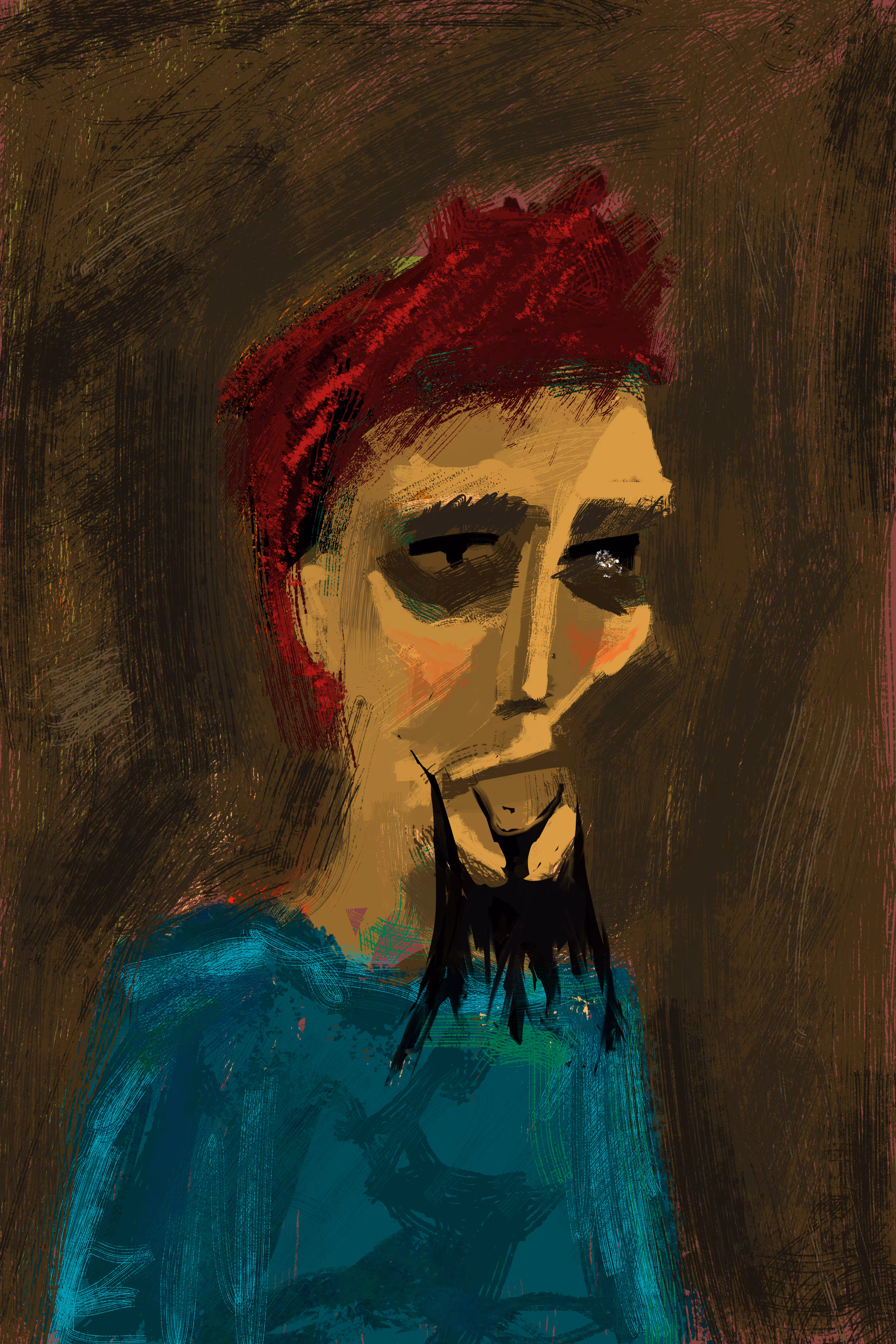 Red haired Punk
