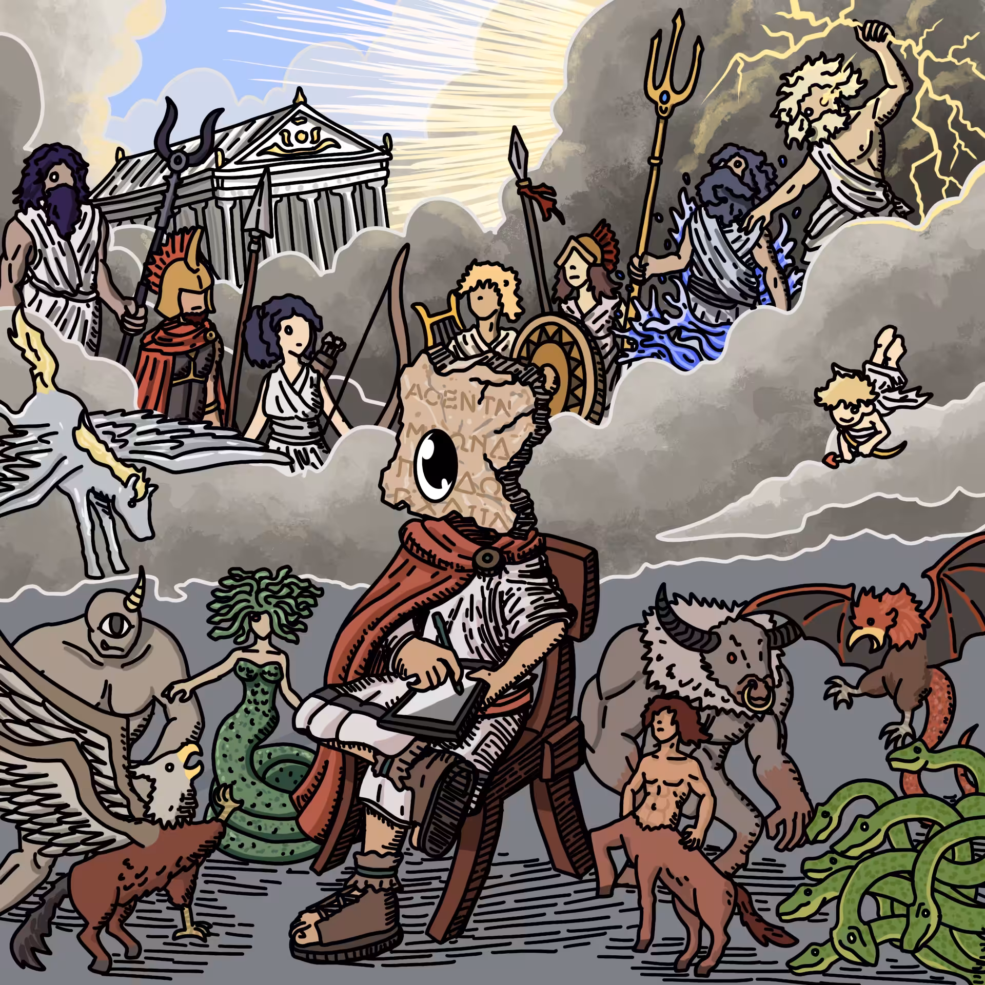 One eyed guys: Greek mythology expert OEG