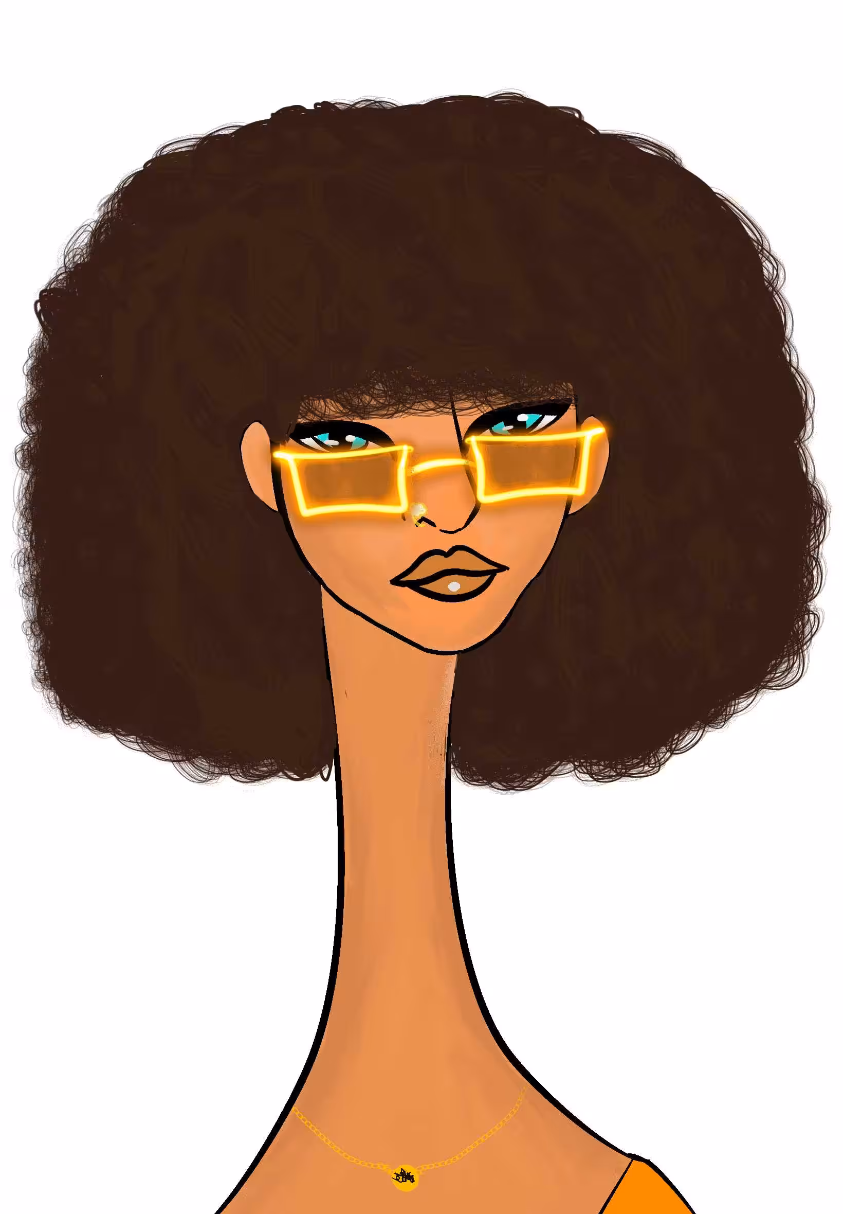 Long Neckie Ladies: Long Neckie Lady #2488
